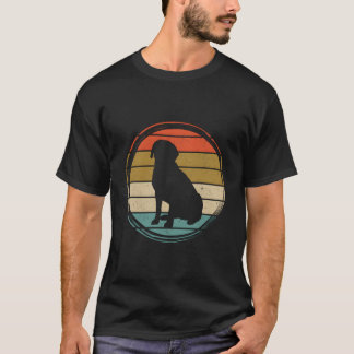 T-shirt Labrador Retriever au chocolat jaune noir