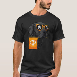 T-shirt Labrador Retriever avec lunettes de soleil Hallowe
