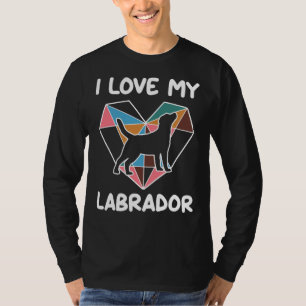 T-shirt Labrador Retriever Black Lab Récupérer