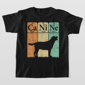 T-shirt Labrador Retriever Chien éléments de tableau pério