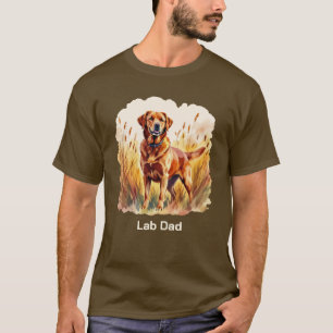 T-shirt Labrador Retriever Chien Rouge Renard