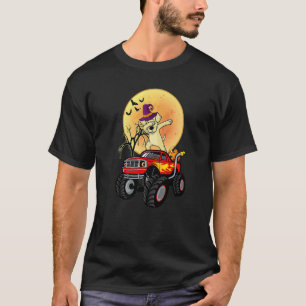 T-shirt Labrador Retriever Chien Sorcière Monster Truck Da