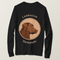 Labrador Retriever (Chocolat) Peinture - Chien Art