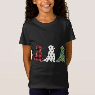 T-Shirt Labrador Retriever Dog Plaid Christmas Matching Pa