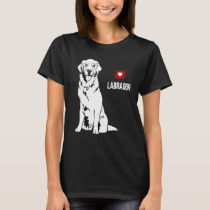 T-shirt Labrador Retriever Lab Hommes Amoureux de les chie