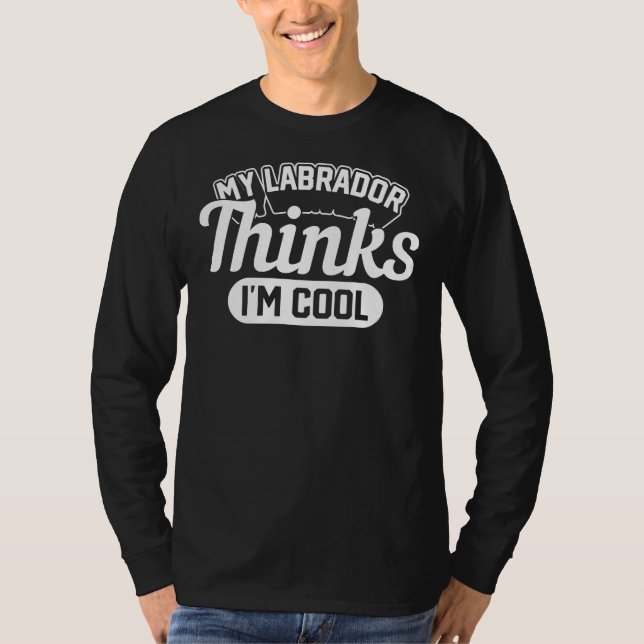 T-shirt Labrador Retriever Labrador Chien Puppy Lab Maman (Devant)