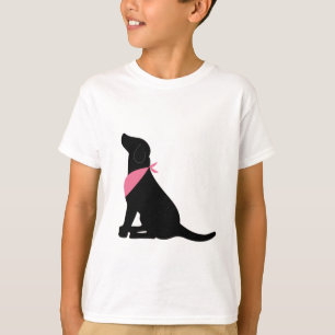 T-shirt Labrador retriever noir