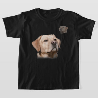 T-shirt Labrador School Photo Funny Yellow Lab