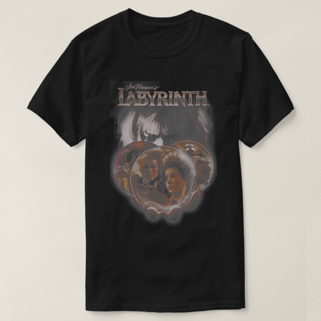 T-shirt Labyrinth Globes (Design devant)