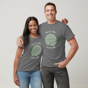T-shirt Labyrinthe vert clair