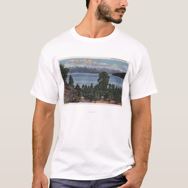 T-shirt Lac à tête plate, Montana (Devant)