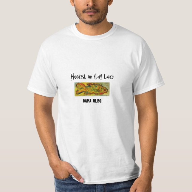 T-shirt lac" Alabama "de poissons lay (Devant)