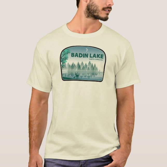 T-shirt Lac Badin Nord Carolina Deer (Devant)