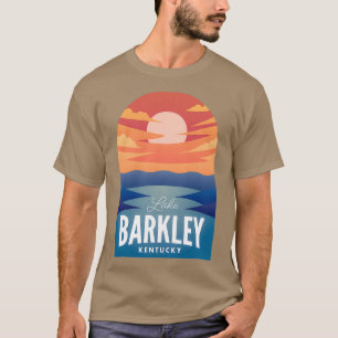 T-shirt Lac Barkley KY Retro Sunset