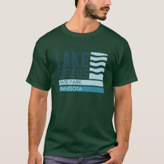T-shirt Lac Carlos State Park Minnesota famille de l'eau