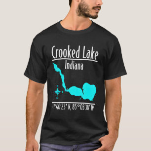 T-shirt Lac Crooked Indiana