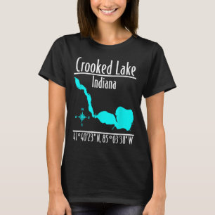 T-shirt Lac Crooked - Indiana