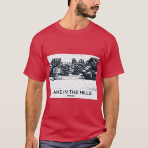 T-shirt Lac dans les collines Illinois surdimensionné