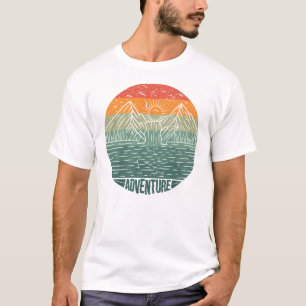 T-shirt Lac de montagne d'aventure