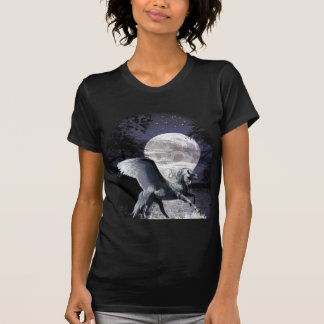 T-shirt lac de Pegasus de lune