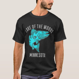 T-shirt Lac des Bois Minnesota Walleye Fishing