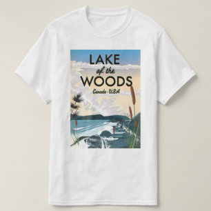 T-shirt Lac des Bois USA canada