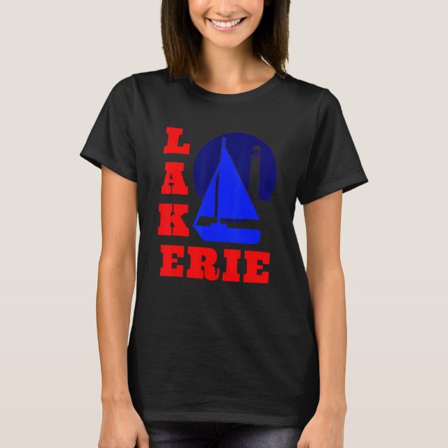 T-shirt Lac Érié Boisson Souvenir Famille Correspondance G (Devant)