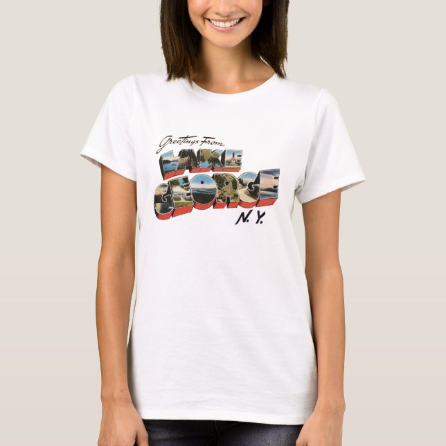 T-shirt Lac George New York (Devant)