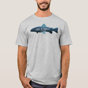 T-shirt Lac Glenville Caroline du Nord Poisson