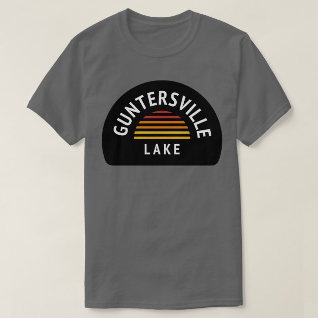 T-shirt Lac Guntersville Sunset Triblend (Design devant)