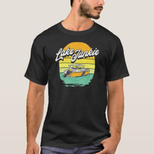 T-shirt Lac Junkie Babe Bateau Vacances Été Pour Femmes