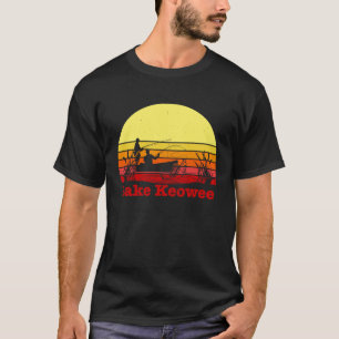 T-shirt Lac Keowee Caroline du Sud Pêcheurs Desig