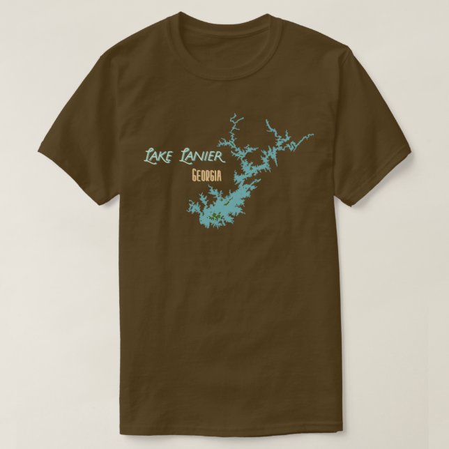 T-shirt Lac Lanier Georgia 1 (Design devant)