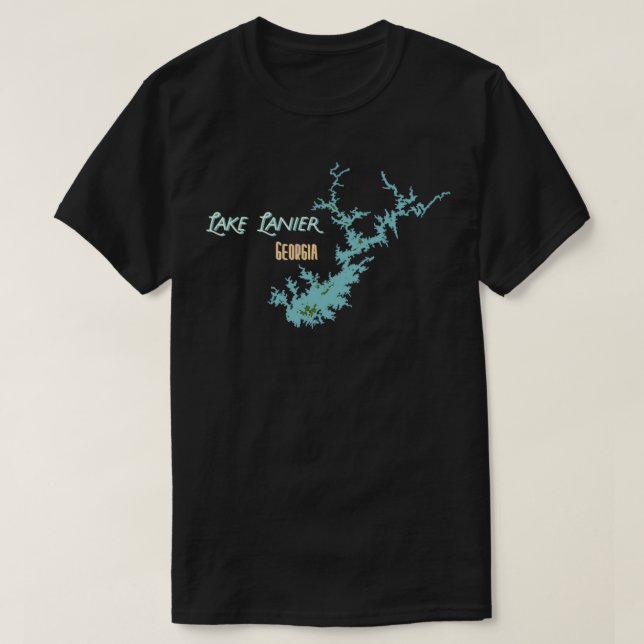 T-shirt Lac Lanier Géorgie (Design devant)