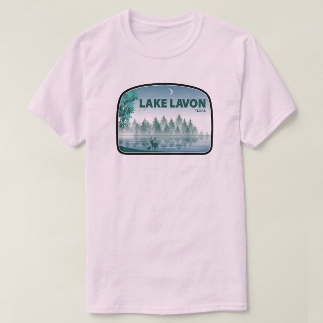 T-shirt Lac Lavon Texas Deer (Design devant)
