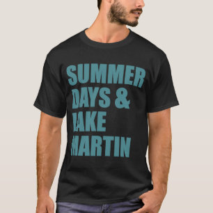 T-shirt Lac Martin, Alabama - Jours d'été