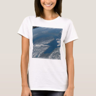 T-shirt Lac Michigan, Lac Huron Et État Du Michigan.