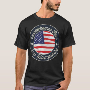 T-shirt Lac Pawtuckaway - Nouveau Hampshire patriotique So