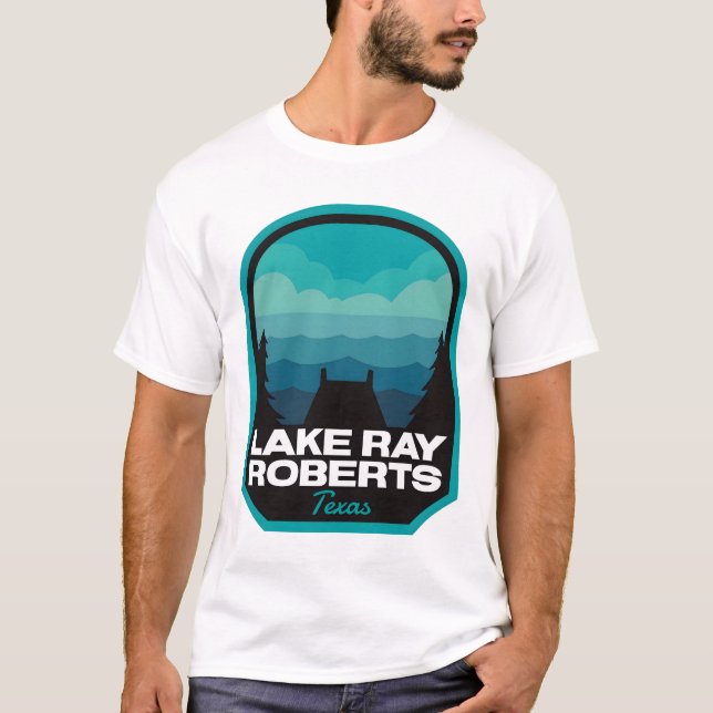 T-shirt Lac Ray Roberts Texas Été (Devant)