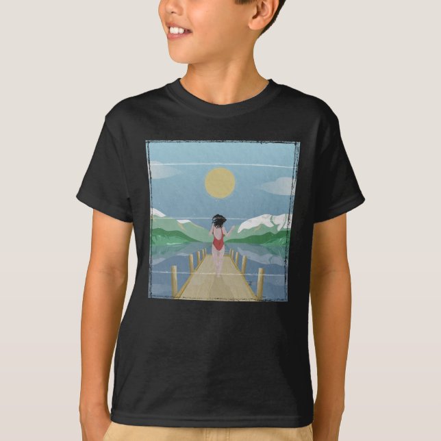 T-shirt Lac Rotoiti Nouvelle-Zélande (Devant)