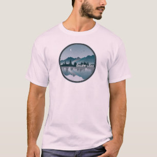 T-shirt Lac Salem, réflexion en Caroline du Nord