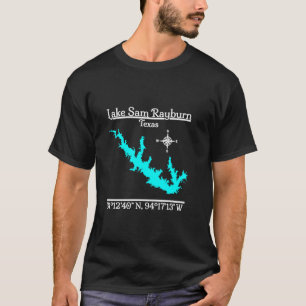 T-shirt Lac Sam Rayburn Texas Long Sleeve T Shirt