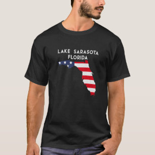 T-shirt Lac Sarasota Floride États-Unis État Amérique Voya