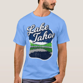 T-shirt Lac Tahoe Bateau Pêche Pêcheur Cadeau
