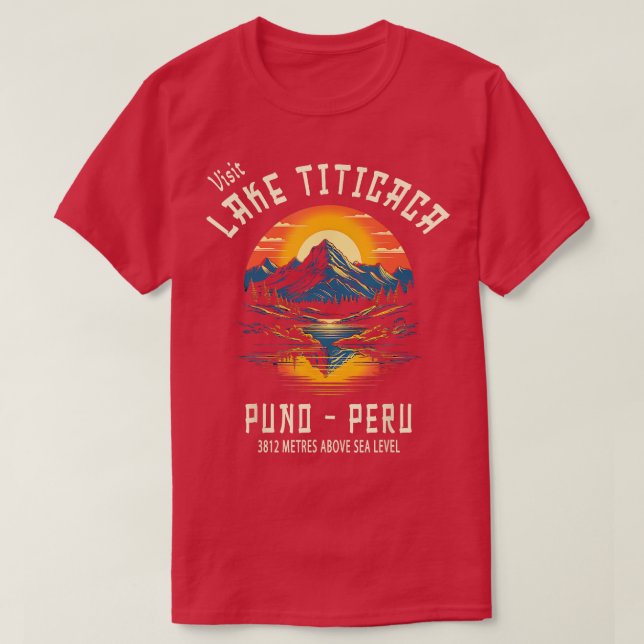 T-shirt Lac Titicaca 6 (Design devant)