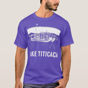 T-shirt Lac Titicaca Andes Bolivie Pérou Voyage Souvenir