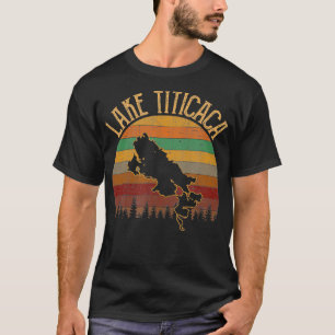 T-shirt Lac Titicaca lac vintage titicaca