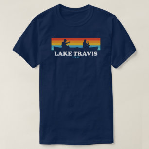 T-shirt Lac Travis Austin Texas Canoë