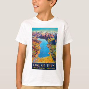 T-shirt Lac vintage de Thun Suisse Voyage