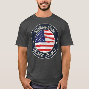 T-shirt Lac Wallum - Patriotique Rhode Island Souvenir T-S